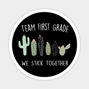 Cactus School Shirt First Grade Magnet